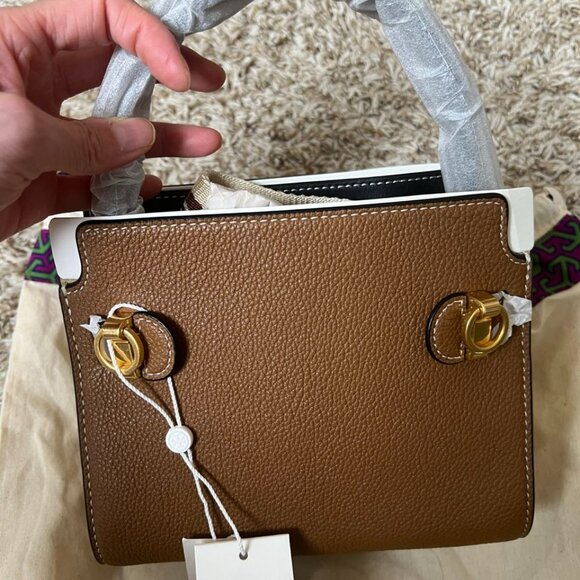 Tory Burch Petite Lee Radziwill Double Bag Tiger Eye - Picture 5 of 11